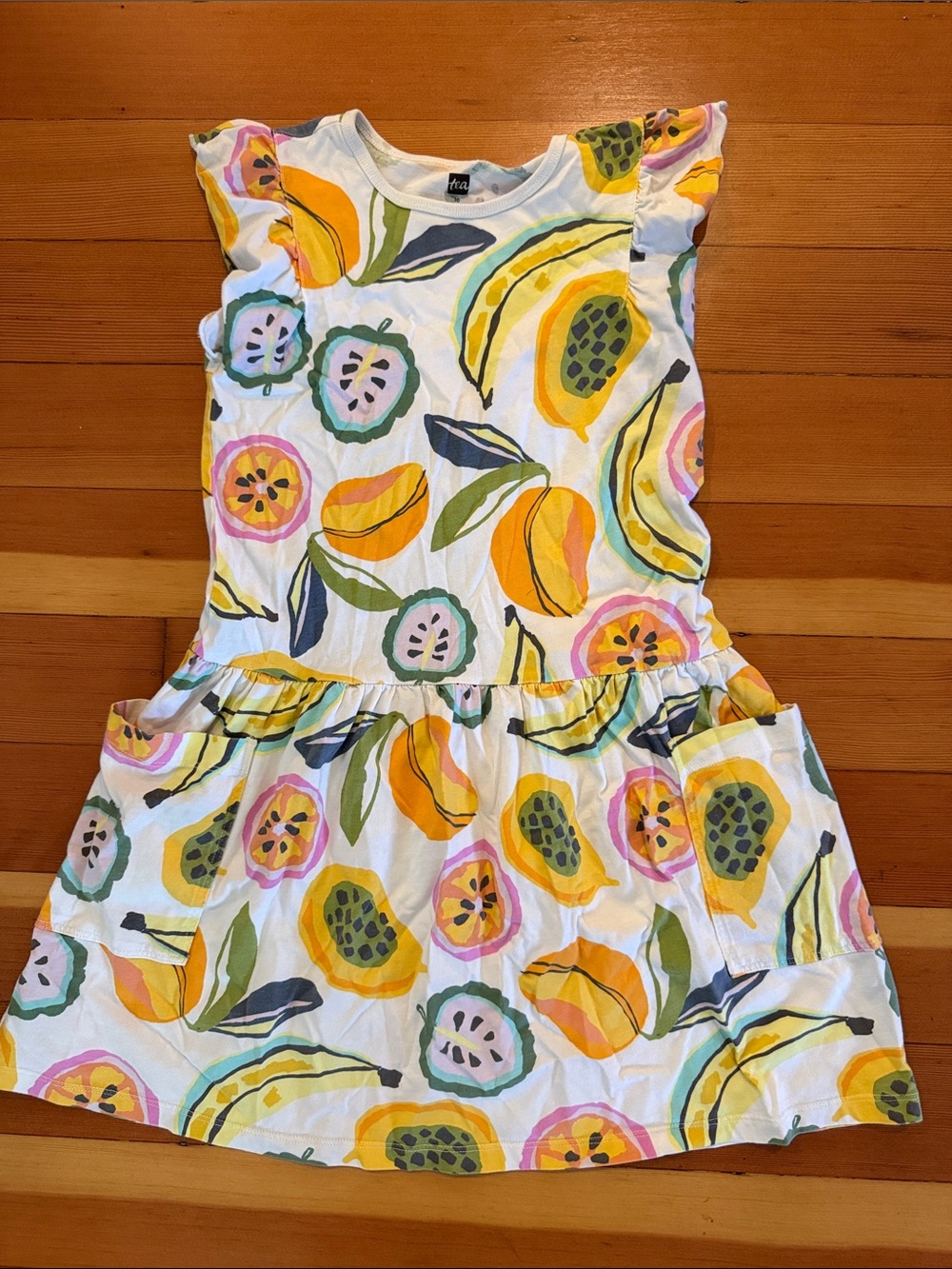 Tea Collection Flutter Sleeve Pocket Dress